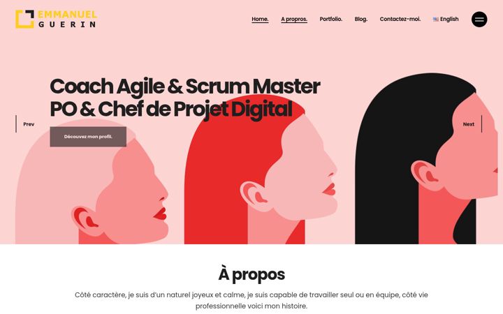 Screenshot ta' emmanuel-guerin.fr