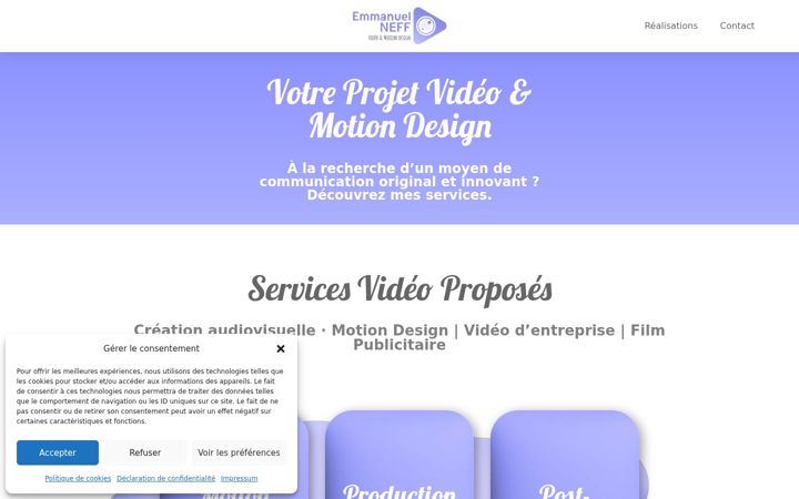 Screenshot di emmanuel-neff.fr