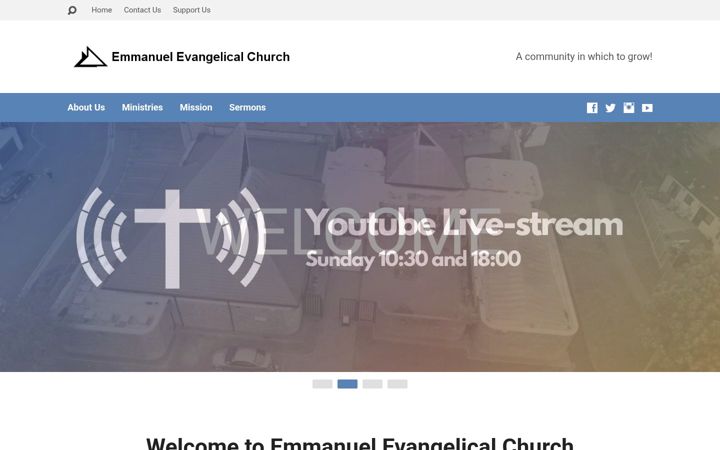 Screenshot of emmanuel-newport.org.uk