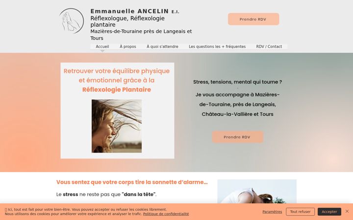 Screenshot of emmanuelle-ancelin.com