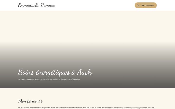 Screenshot ta' emmanuelle-humeau.fr