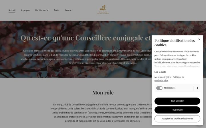 Screenshot ta' emmanuelledeswartegharbiconseillereconjugaleetfami.fr