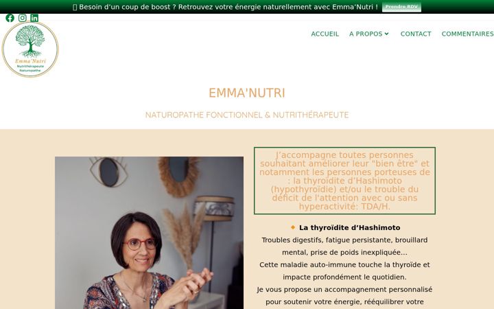 Screenshot ta' emmanuellegernotnaturopathie.fr