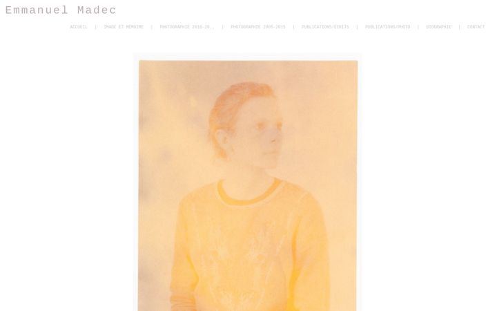 Screenshot of emmanuelmadec.com
