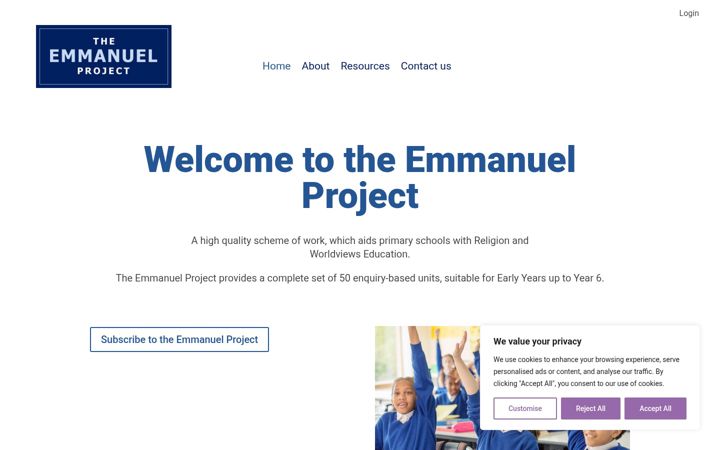 Képernyőkép: emmanuelproject.org.uk
