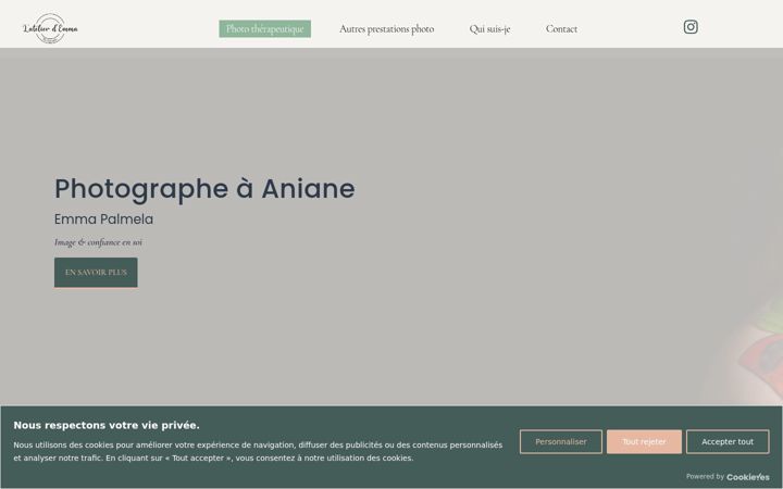 Screenshot of emmapalmela.fr