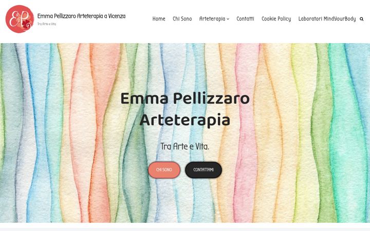 Snimka zaslona za emmapellizzaroarteterapia.com