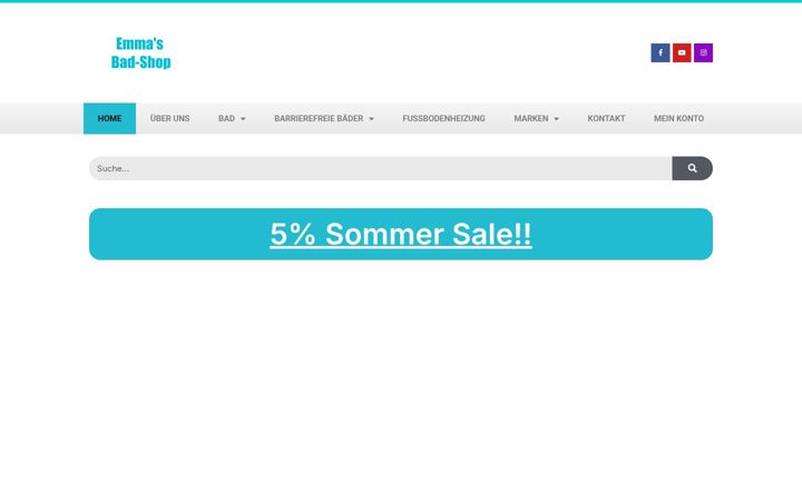 Screenshot of emmasbadshop.de