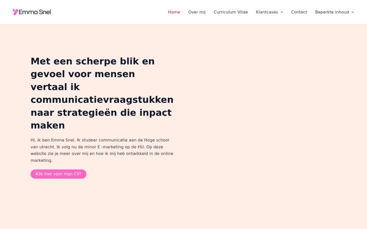 Screenshot of emmasnel.com