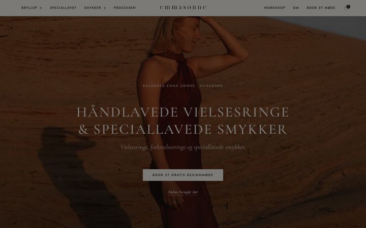 Screenshot stránky emmasonne.dk