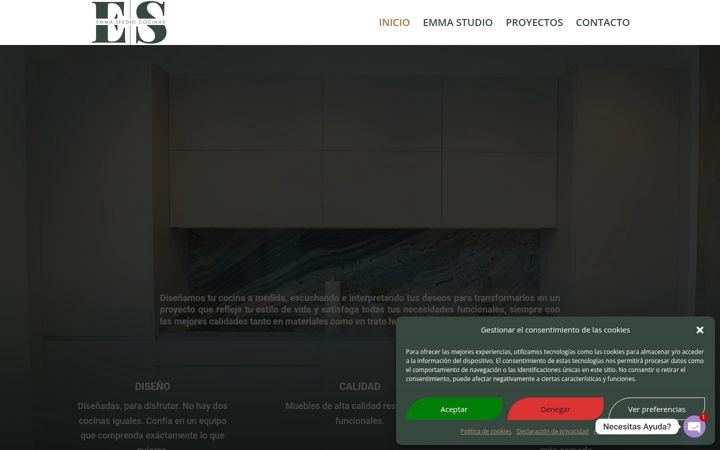 Zrzut ekranu emmastudiococinas.es