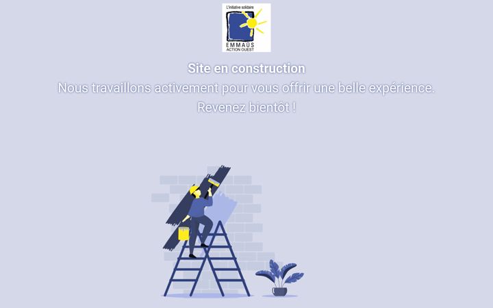 Screenshot of emmaus-action-ouest.fr