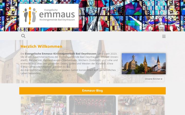 Screenshot ta' emmaus-bo.de