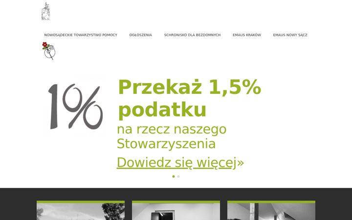 Snímek obrazovky emmaus.pl