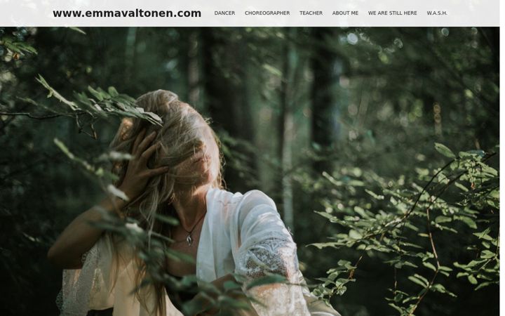 Screenshot of emmavaltonen.com