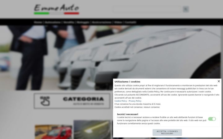 Screenshot of emmeautopozzallo.com