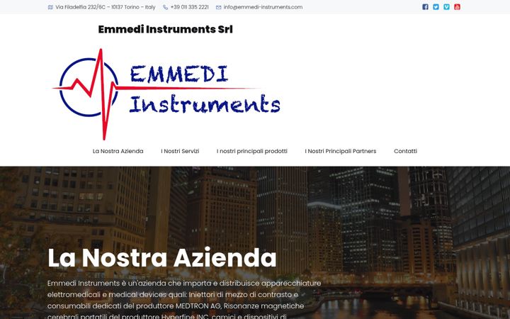 Screenshot of emmedi-instruments.com