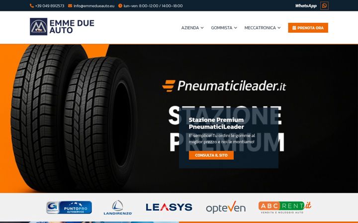 Skærmbillede af emmedueauto.it