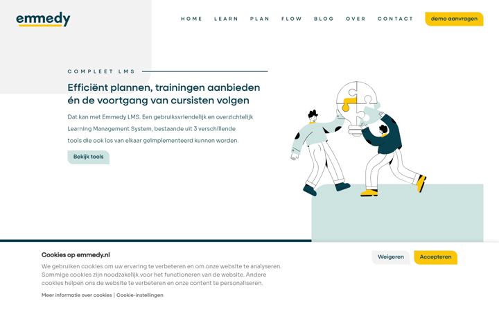 Snímek obrazovky emmedy.nl