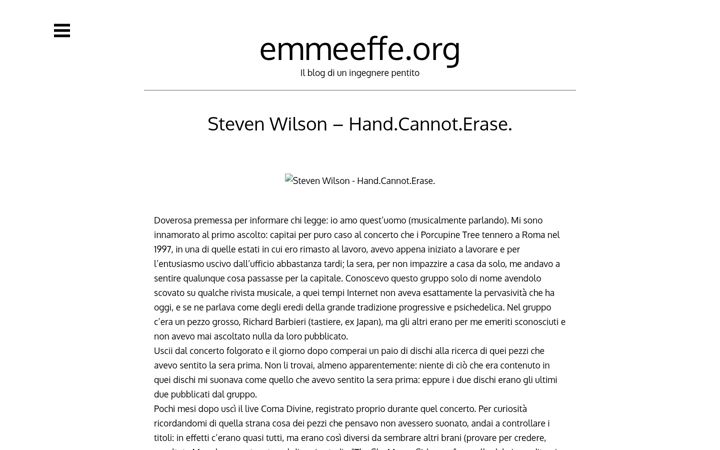 Screenshot of emmeeffe.org