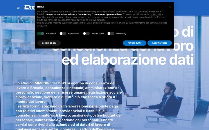Screenshot of emmegipistp.com