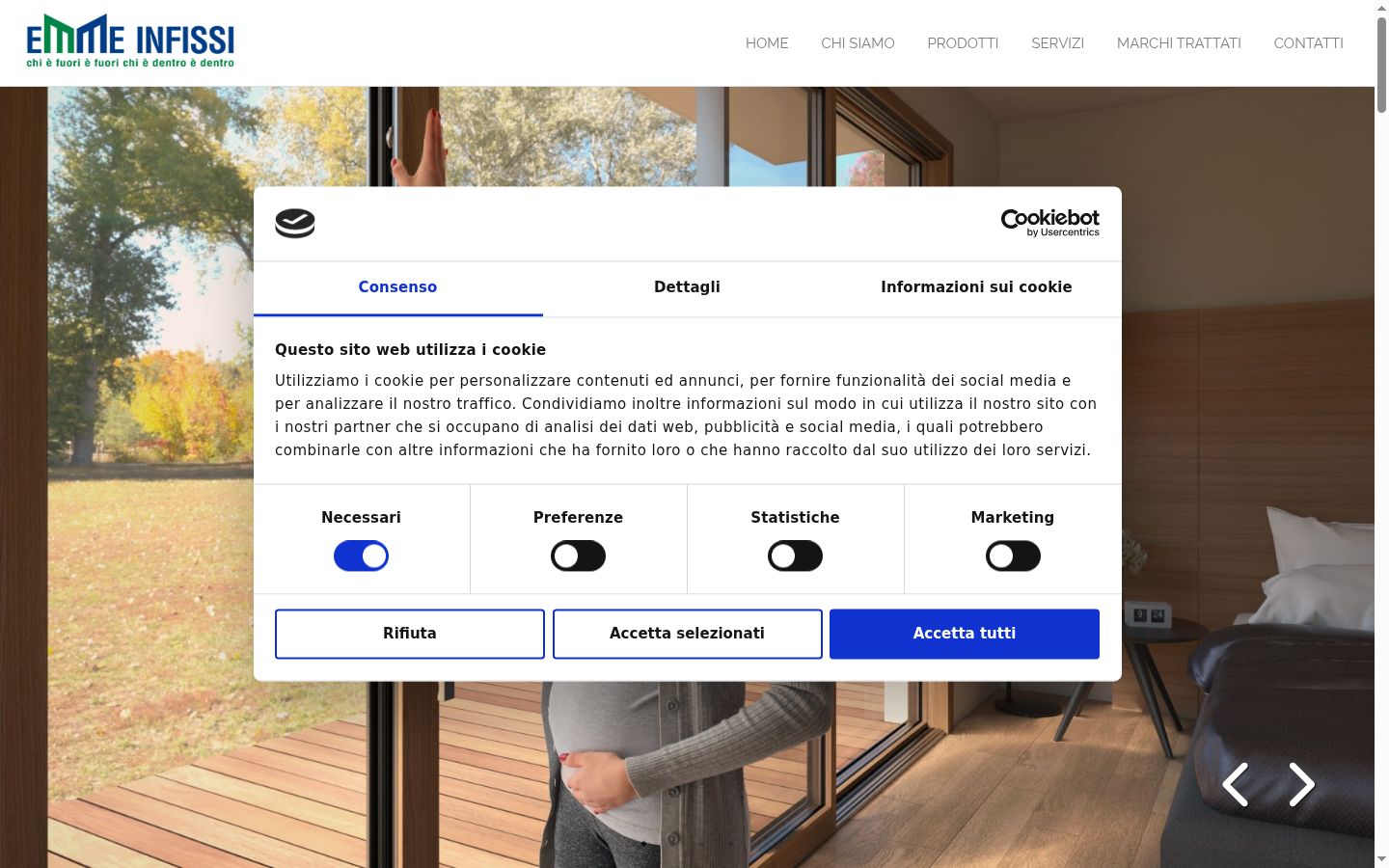 Sutikimo reklamjuostės, rodytos prieš bet kokią sąveiką, ekrano kopija