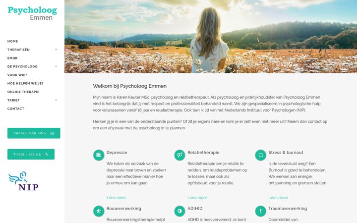 Screenshot of emmen-psycholoog.com