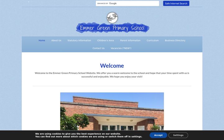 Screenshot of emmergreenprimary.com