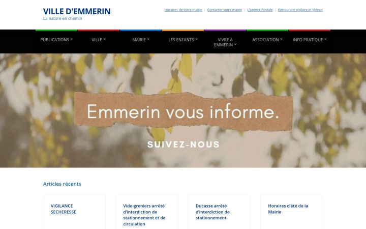 Screenshot ta' emmerin.fr