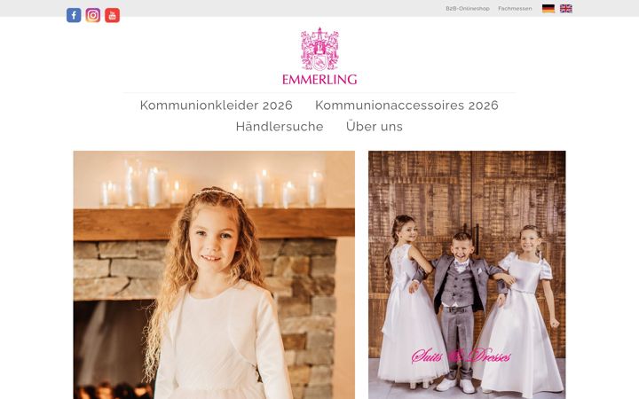 Screenshot von emmerling.eu