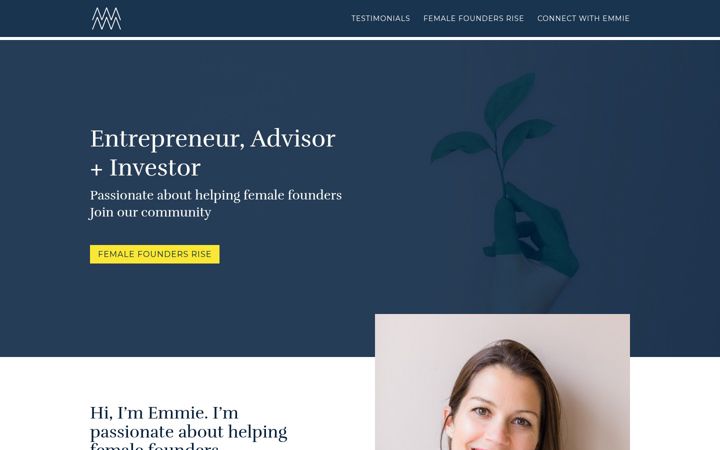 Screenshot of emmiefaust.com