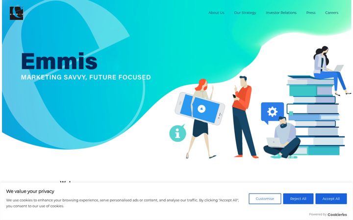 Screenshot of emmis.com