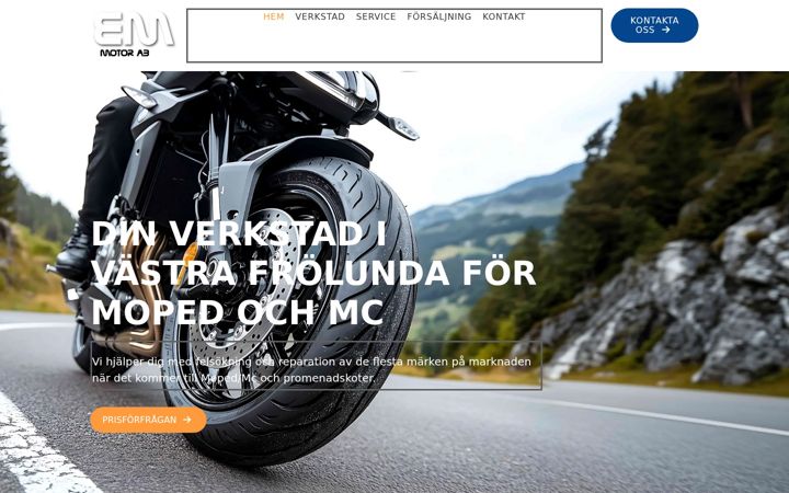 Skjermbilde av emmotor.se