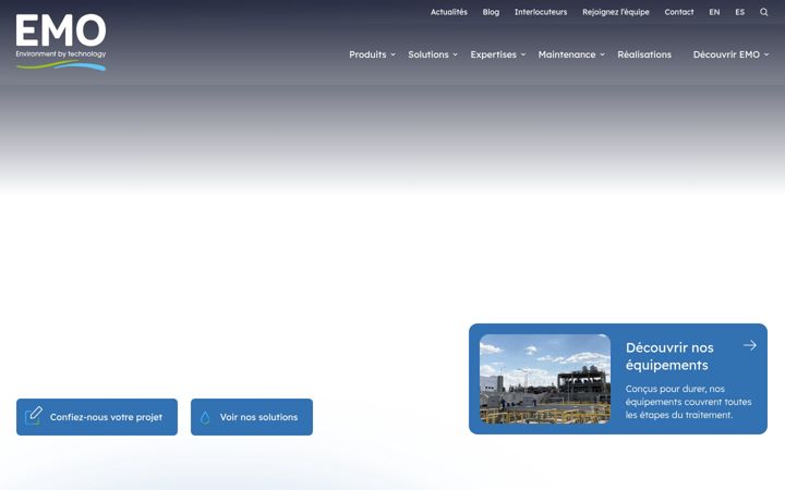 Screenshot of emo-france.com