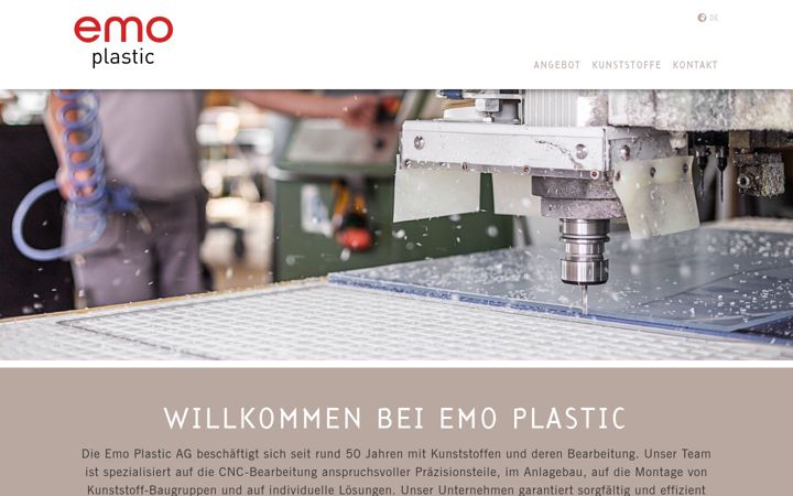 Screenshot of emo-plastic.ch