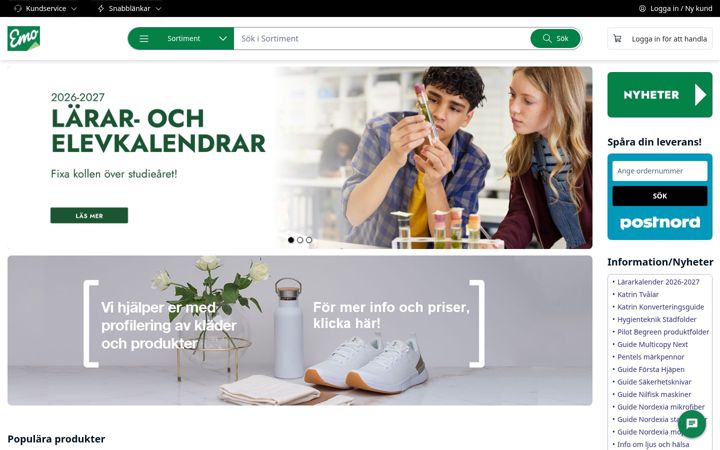 Skjermbilde av emoab.se