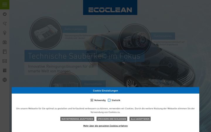 Screenshot of emobility-teilereinigung.de