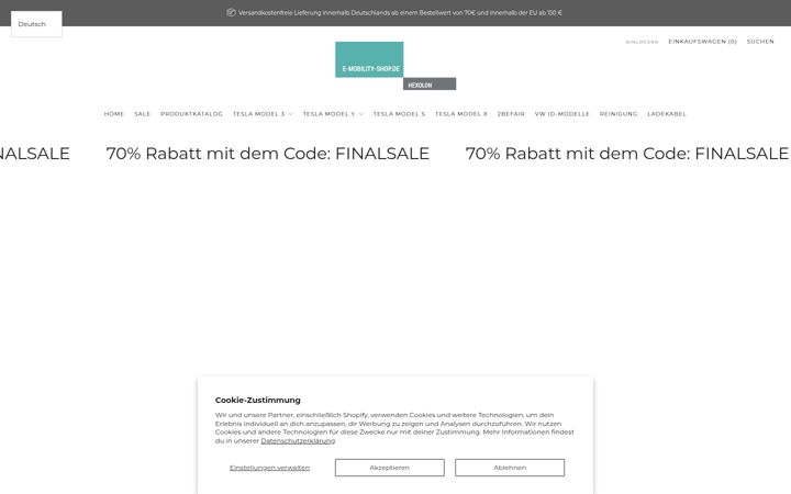 Screenshot of emobilityshop.es