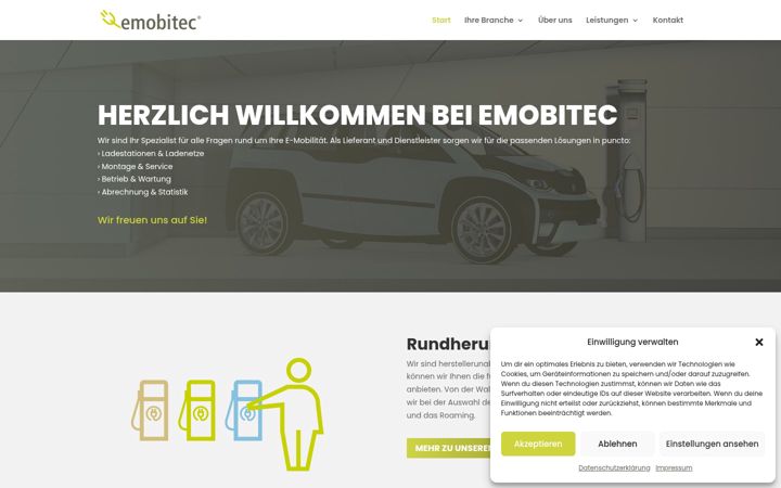Snímek obrazovky emobitec.de