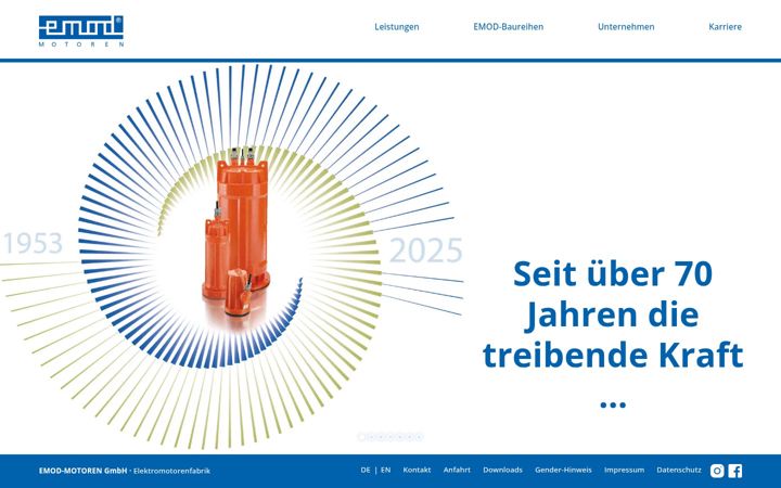 Screenshot of emod-motoren.de
