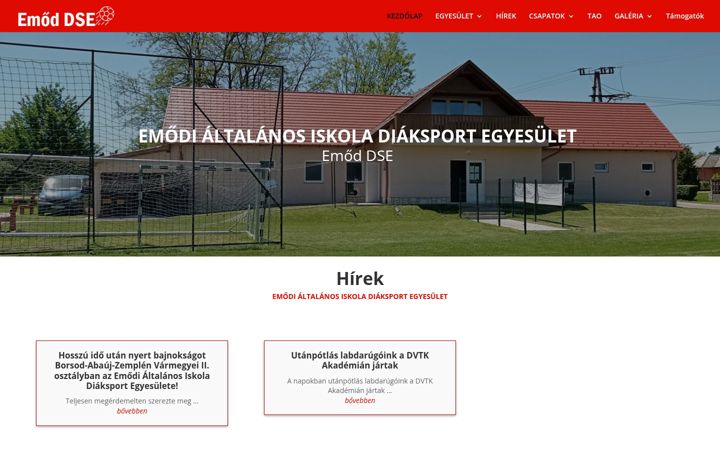 Snímek obrazovky emodsport.hu