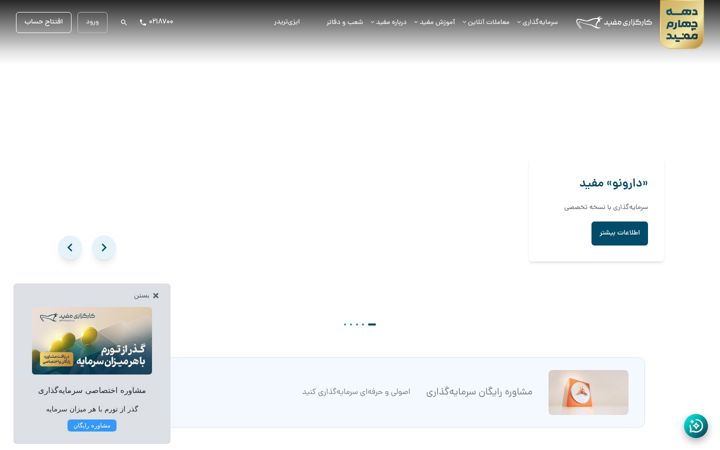 Screenshot of emofid.net