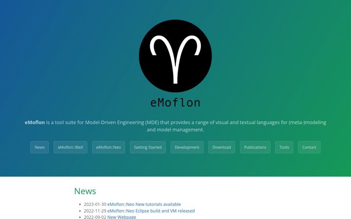 Screenshot of emoflon.org