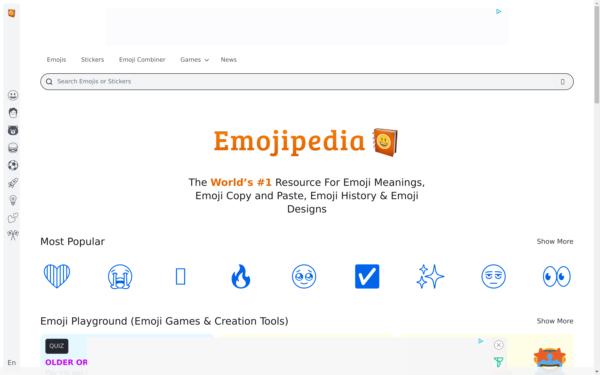 Screenshot of emojipedia.org