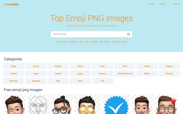Képernyőkép: emojisky.com