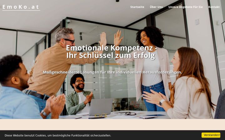 Screenshot of emoko.at