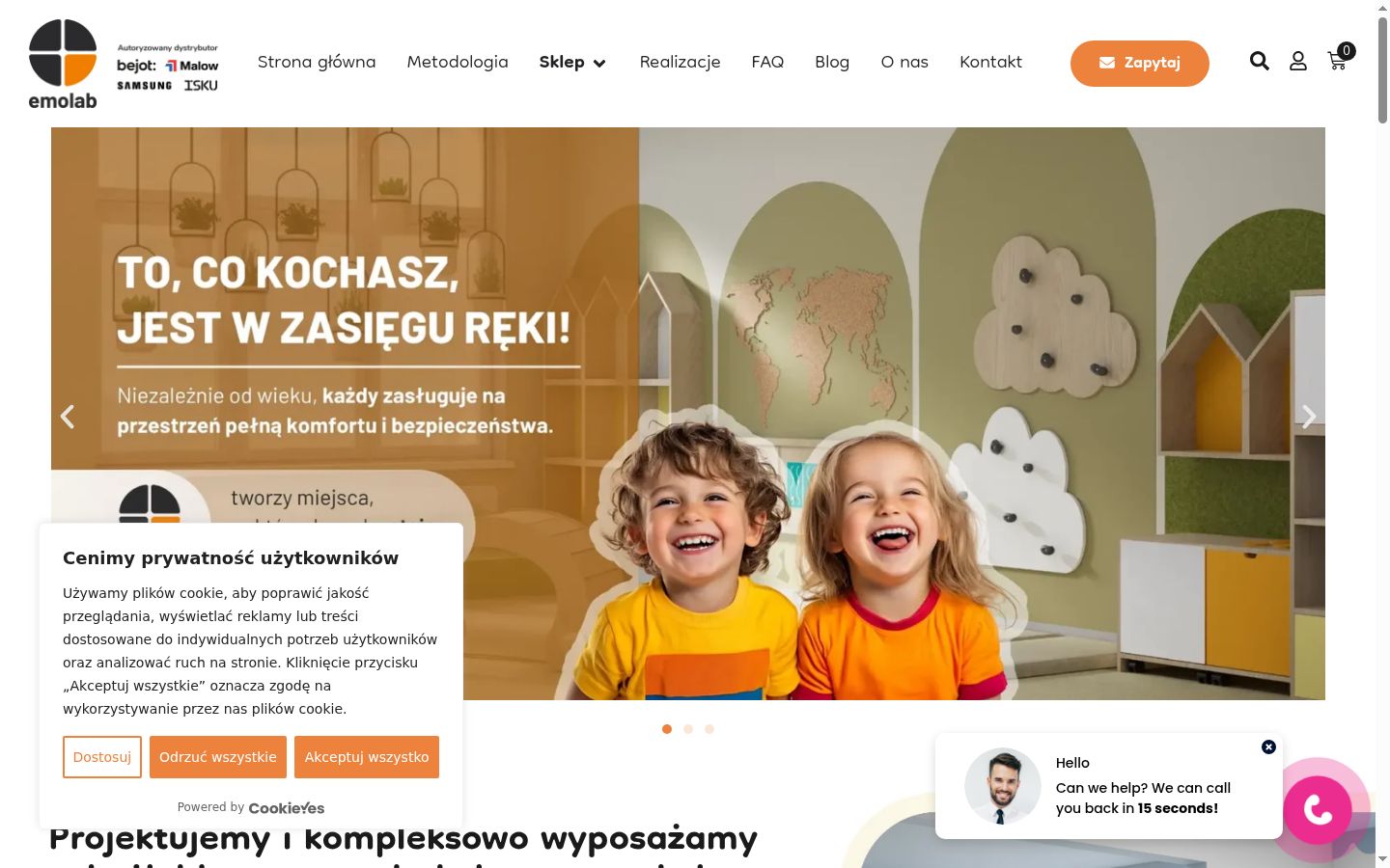 Screenshot tal-banner tal-kunsens muri qabel kwalunkwe interazzjoni