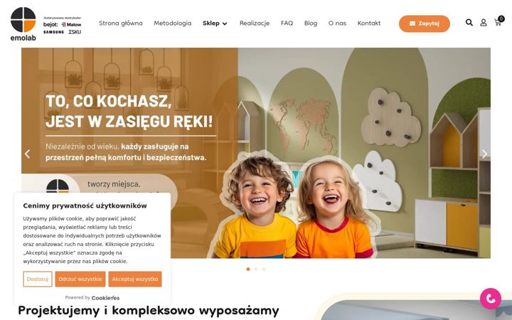 Screenshot of emolab.pl
