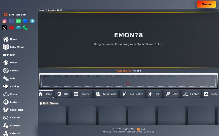 Screenshot of emon78.org