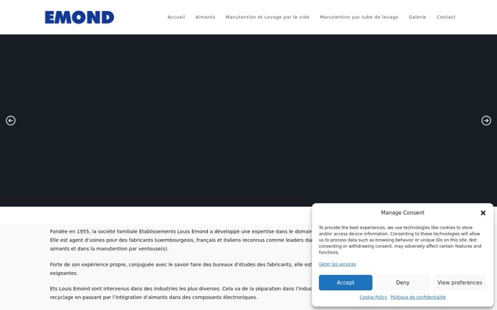 Screenshot of emond.be